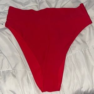 Aerie high cut cheeky bikini bottoms